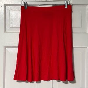 Cynthia Rowley Vibrant Red A-Line flair mini Skirt